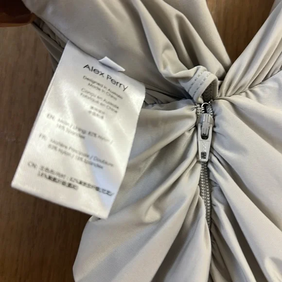 Keanan Plunging Ruched Mini Dress - Picture 7 of 8